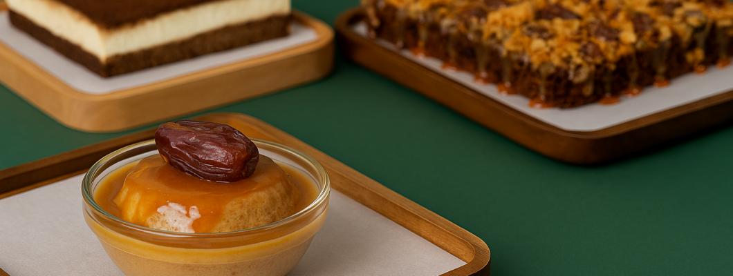 أشهى الحلويات المصنوعة من التمر: من الكيكة إلى التراميسو