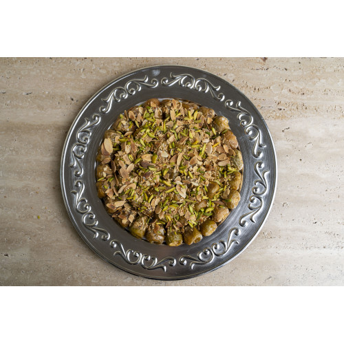 سكري بالطحينة | صحن دائري