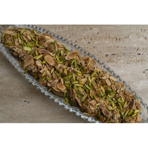 سكري بالطحينة | صحن بيضاوي فاخر