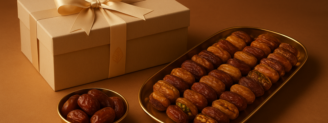 أفضل أفكار هدايا فاخرة من التمور للمناسبات الخاصة أفضل أفكار هدايا فاخرة من التمور للمناسبات الخاصة