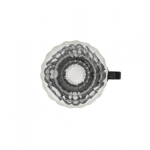 مقطر قهوة V60 زجاجي ، وسط