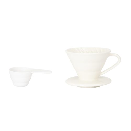 مقطر قهوة V60 زجاجي ، متوسط