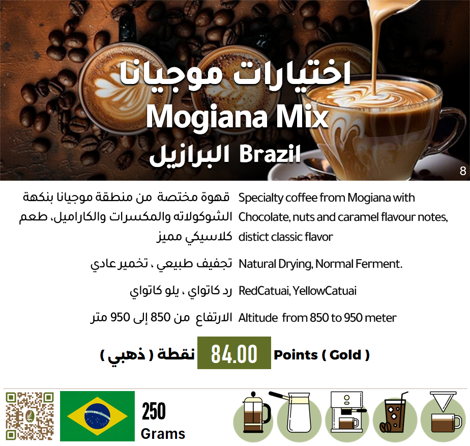 اختيارات موجيانا - البرازيل