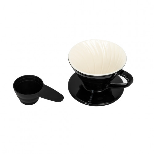 مقطر قهوة V60 زجاجي ، متوسط مقطر قهوة V60 زجاجي ، متوسط