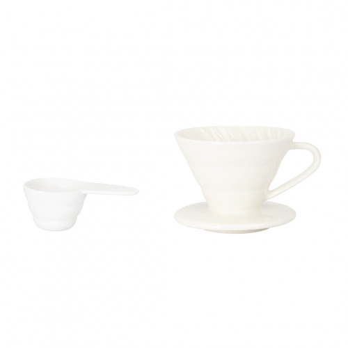 مقطر قهوة V60 زجاجي ، متوسط مقطر قهوة V60 زجاجي ، متوسط