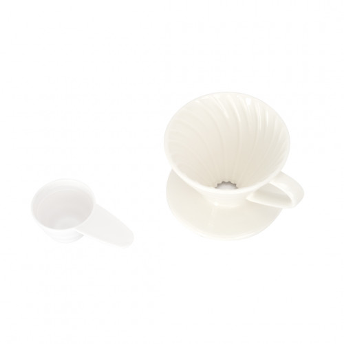 مقطر قهوة V60 زجاجي ، متوسط مقطر قهوة V60 زجاجي ، متوسط