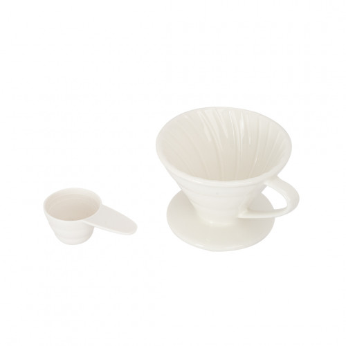 مقطر قهوة V60 زجاجي ، كبير مقطر قهوة V60 زجاجي ، كبير