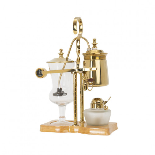 مقطر قهوة بطريقة سيفون الملكية البلجيكية ، ذهبي 500 مل مقطر قهوة بطريقة سيفون الملكية البلجيكية ، ذهبي 500 مل