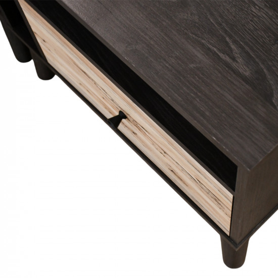 تسريحة 6 أدراج بمرآة مع 2 كمودينو جانبي