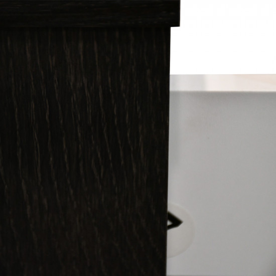 تسريحة 6 أدراج بمرآة مع 2 كمودينو جانبي