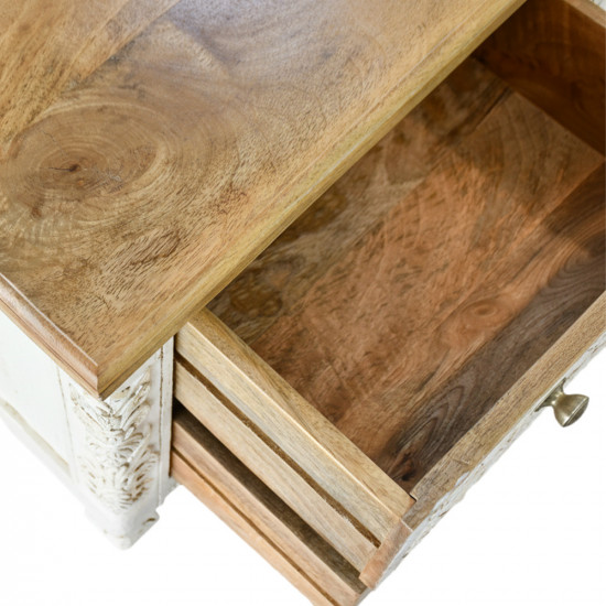 وحدة تلفزيون خشب حفر فاخر 200 سم