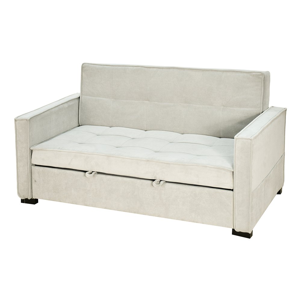 كنبة مفرد مودرن قابلة للتعديل الي سرير بيج