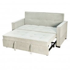 كنبة مفرد مودرن قابلة للتعديل الي سرير بيج