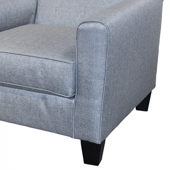 كرسي استقبال فاخر قماشي رمادي