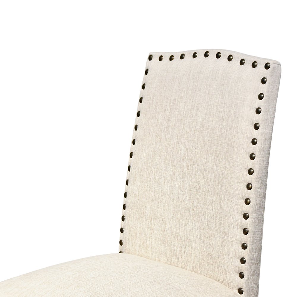 كرسي طاولة طعام عصري قماشي بارجل خشبية