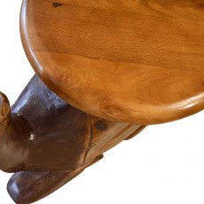 طاولة جانبية بتصميم مودرن خشبي