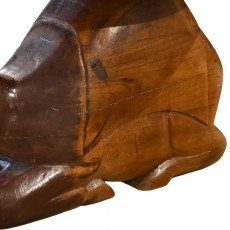 طاولة جانبية بتصميم مودرن خشبي