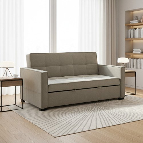 كنبة مفرد مودرن قابلة للتعديل الي سرير كافيه