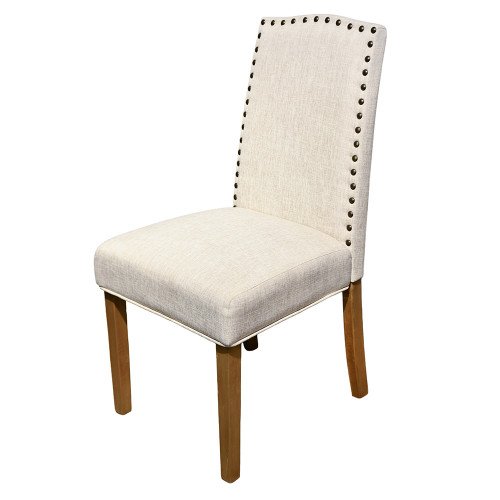 كرسي طاولة طعام عصري قماشي بارجل خشبية