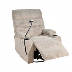 كرسي استرخاء هزاز دوار قماشي بحامل جوال 