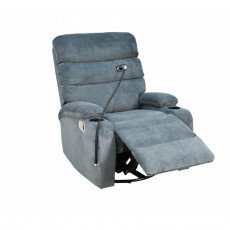 كرسي استرخاء هزاز دوار قماشي بحامل جوال 