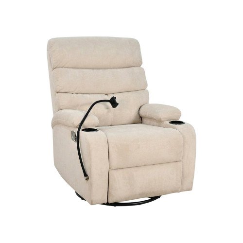 كرسي استرخاء هزاز دوار قماشي بحامل جوال 