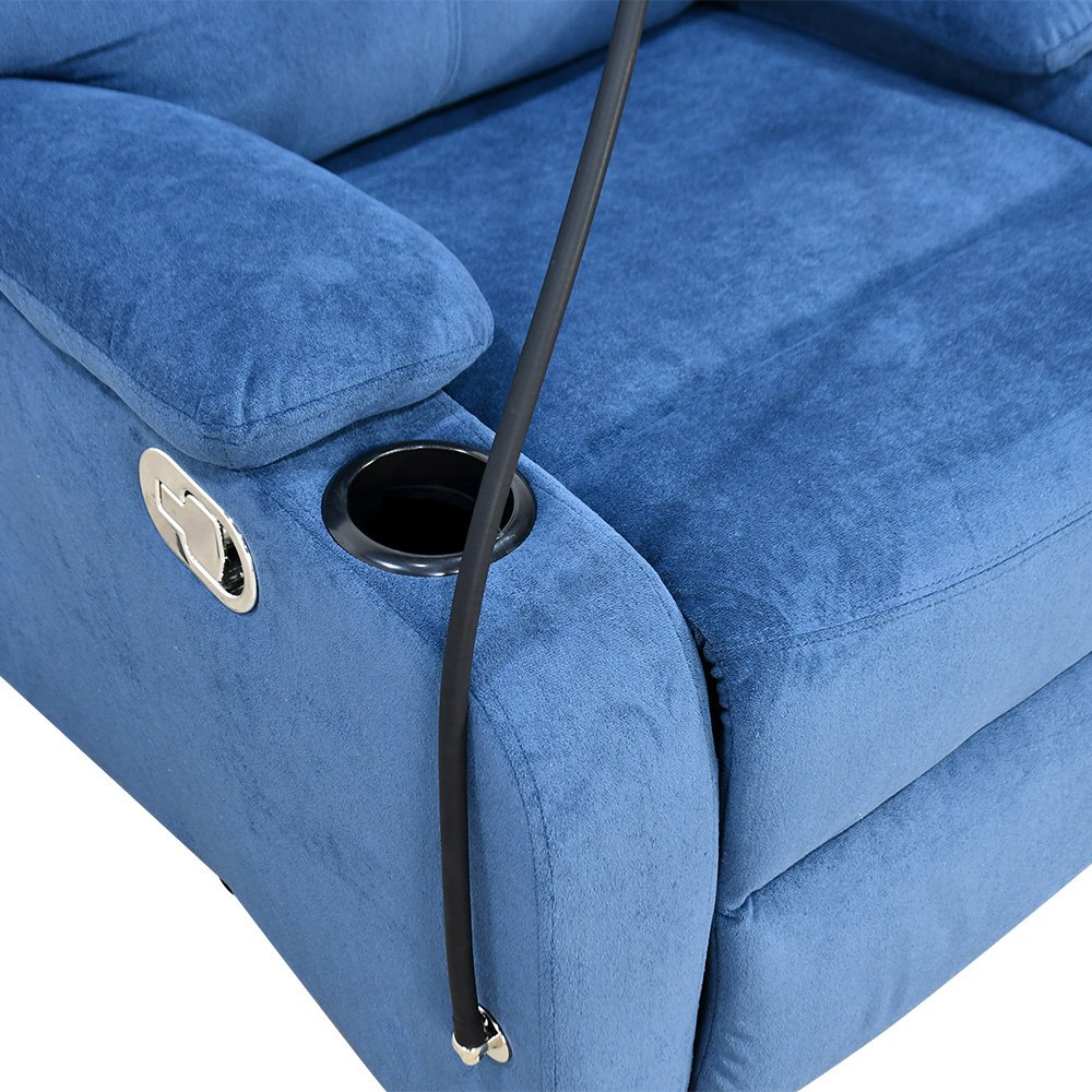 كرسي استرخاء هزاز دوار قماشي بحامل جوال 