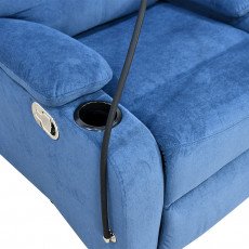 كرسي استرخاء هزاز دوار قماشي بحامل جوال 