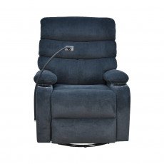 كرسي استرخاء هزاز دوار قماشي بحامل جوال 