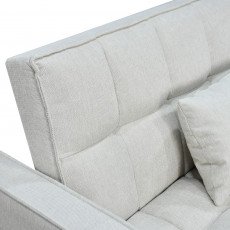 كنبة زاوية قماش مودرن اوف وايت 