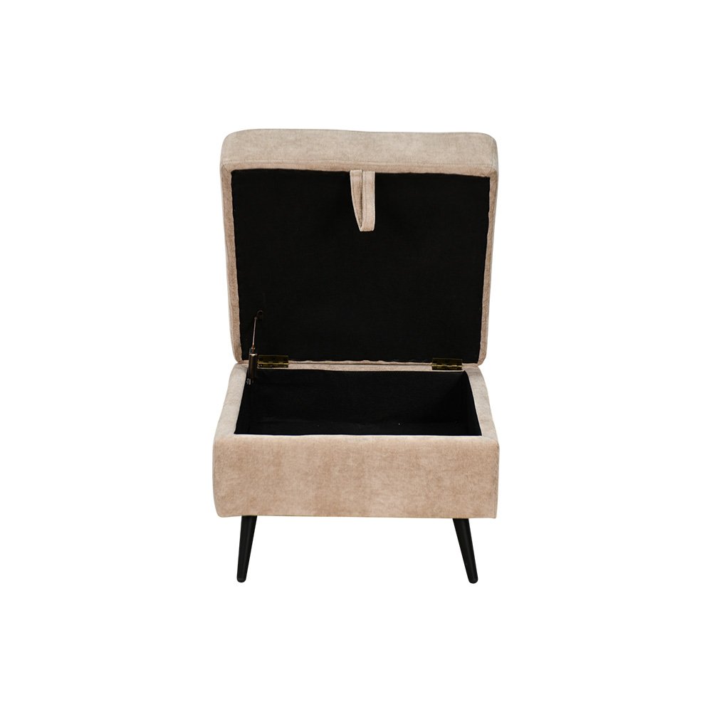 كنبة مودرن 3 مقاعد قماش مع صندوق تخزين كوفي 