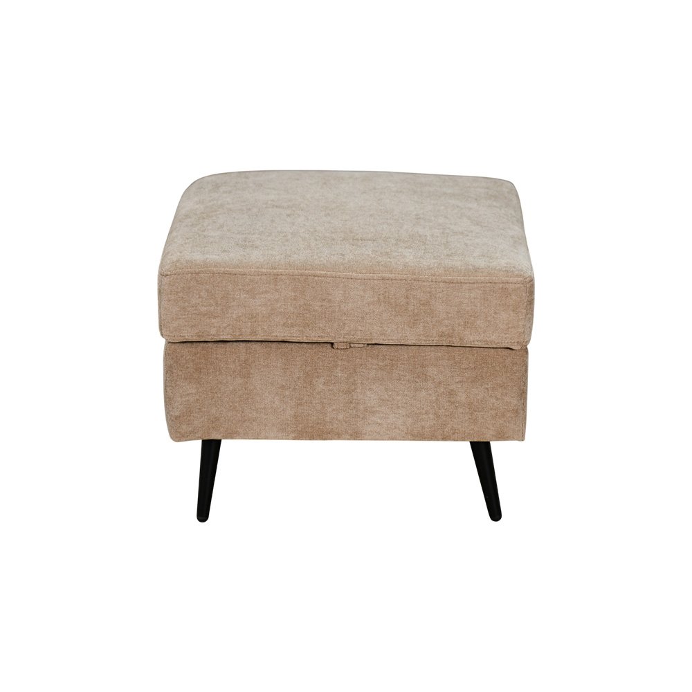 كنبة مودرن 3 مقاعد قماش مع صندوق تخزين كوفي 