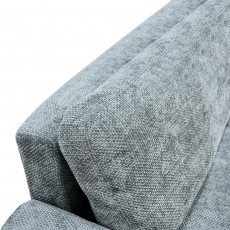 كنبة 3 مقاعد قابلة للتعديل الي سرير رمادي 