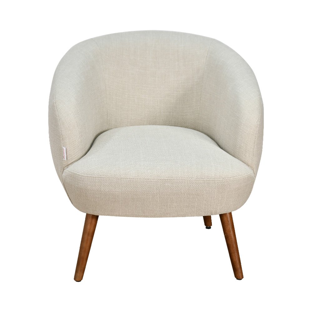 كرسي استقبال فاخر قماشي بيج كرسي استقبال فاخر قماشي بيج