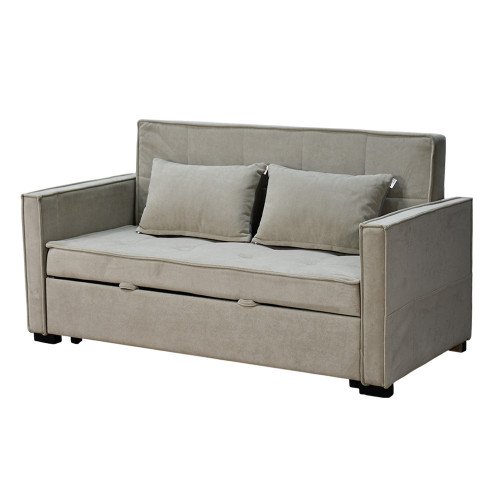 كنبة مفرد مودرن قابلة للتعديل الي سرير كافيه 