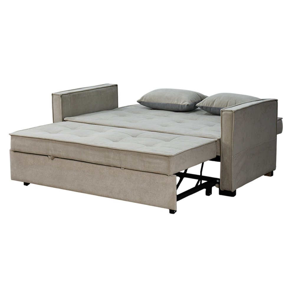 كنبة مفرد مودرن قابلة للتعديل الي سرير كافيه 