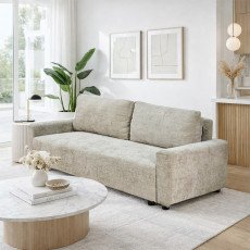 كنبة 3 مقاعد قابلة للتعديل الي سرير بيج 