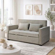 كنبة مفرد مودرن قابلة للتعديل الي سرير كافيه 