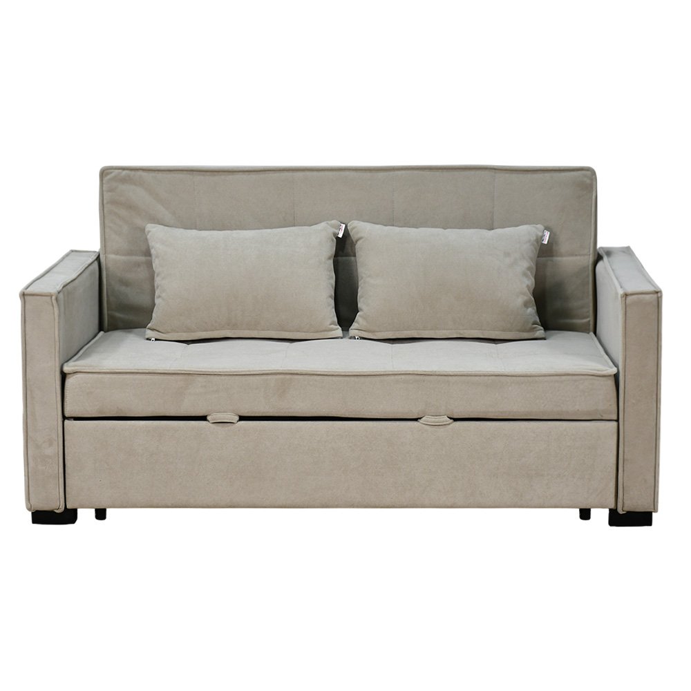 كنبة مفرد مودرن قابلة للتعديل الي سرير كافيه 