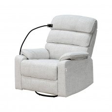 كرسي استرخاء فاخر هزار دوار بحامل جوال أوف وايت