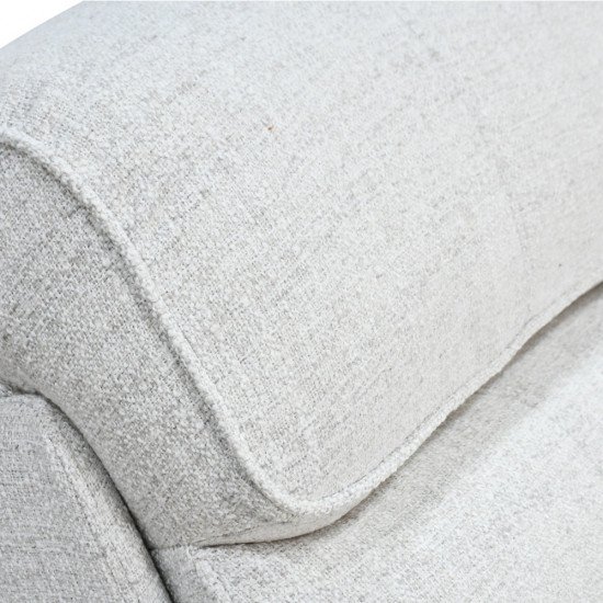 كرسي استرخاء فاخر هزار دوار بحامل جوال أوف وايت