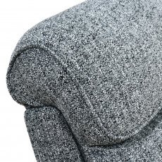 كرسي استرخاء فاخر هزار دوار بحامل جوال رمادي غامق