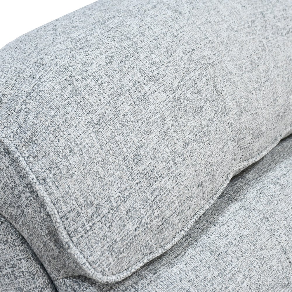 كرسي استرخاء فاخر هزار دوار بحامل جوال رمادي