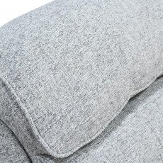 كرسي استرخاء فاخر هزار دوار بحامل جوال رمادي