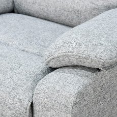 كرسي استرخاء فاخر هزار دوار بحامل جوال رمادي