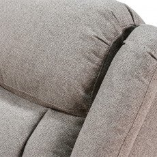 كرسي استرخاء هزاز دوار قماشي مودرن بني