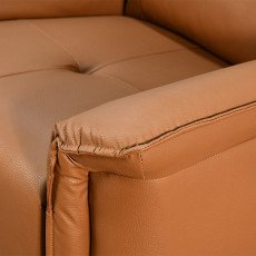 كرسي استرخاء فخم هزار دوار جلد بتصميم عصري جملي