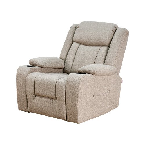 كرسي استرخاء فاخر هزاز دوار قماشي مودرن كافيه