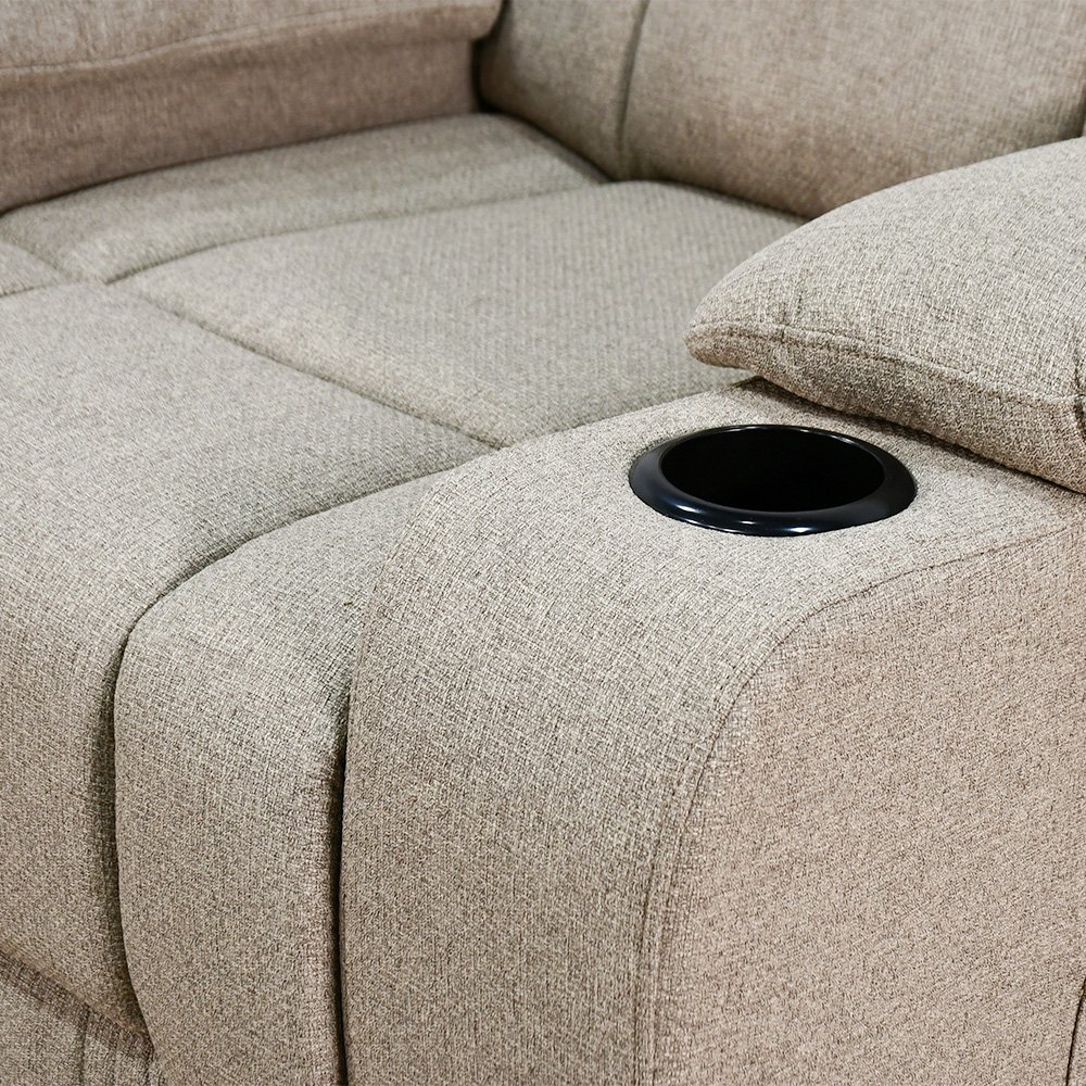 كرسي استرخاء فاخر هزاز دوار قماشي مودرن كافيه