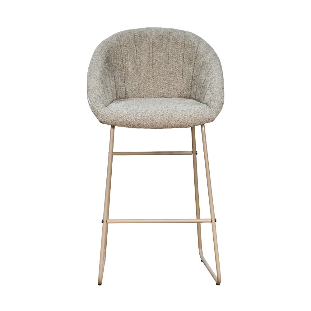 كرسي بار عصري قماش بقاعدة معدنية كافيه كرسي بار عصري قماش بقاعدة معدنية كافيه